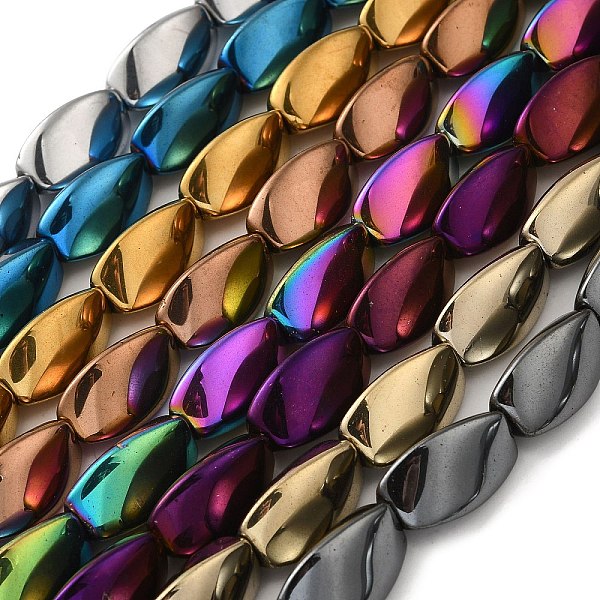 PandaHall Electroplated Non-magnetic Synthetic Hematite Beads Strands, Twist, Mixed Color, 20~21x11.5~12x11mm, Hole: 1.8mm, about...
PandaHall Electroplated Non-magnetic Synthetic Hematite Beads Strands, Twist, Mixed Color, 20~21x11.5~12x11mm, Hole: 1.8mm, about...