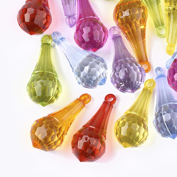 PandaHall Transparent Acrylic Pendants, Faceted, teardrop, Mixed Color, 38.5x17x17mm, Hole: 3mm, about 140pcs/500g Acrylic Teardrop..., Multicolor
PandaHall Transparent Acrylic Pendants, Faceted, teardrop, Mixed Color, 38.5x17x17mm, Hole: 3mm, about 140pcs/500g Acrylic Teardrop..., Multicolor
