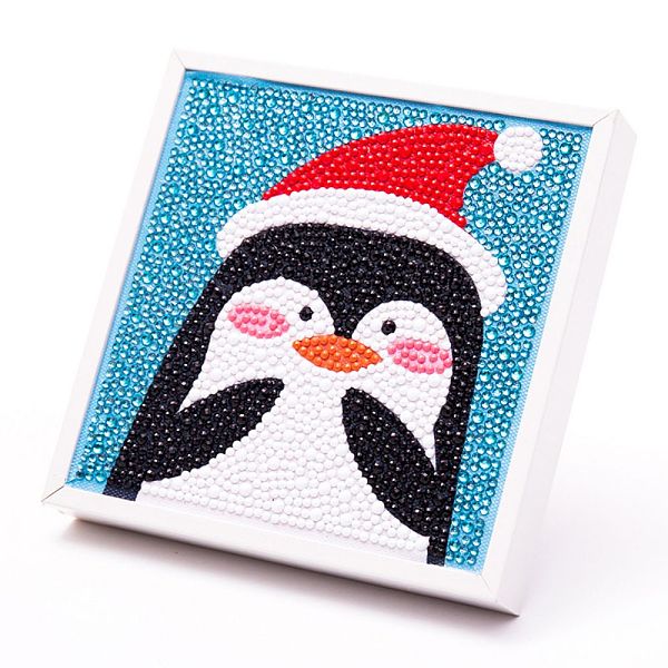 PandaHall DIY Christmas Theme Diamond Painting Kits For Kids, Penguin Pattern Photo Frame Making, with Resin Rhinestones, Pen, Tray Plate..., Multicolor
PandaHall DIY Christmas Theme Diamond Painting Kits For Kids, Penguin Pattern Photo Frame Making, with Resin Rhinestones, Pen, Tray Plate..., Multicolor