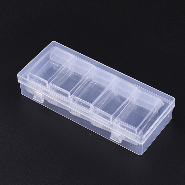 PandaHall Plastic Bead Containers, Flip Top Bead Storage, For Seed Beads Storage Box, with PP Plastic Packing Box, Rectangle, Clear, 10pcs...
PandaHall Plastic Bead Containers, Flip Top Bead Storage, For Seed Beads Storage Box, with PP Plastic Packing Box, Rectangle, Clear, 10pcs...