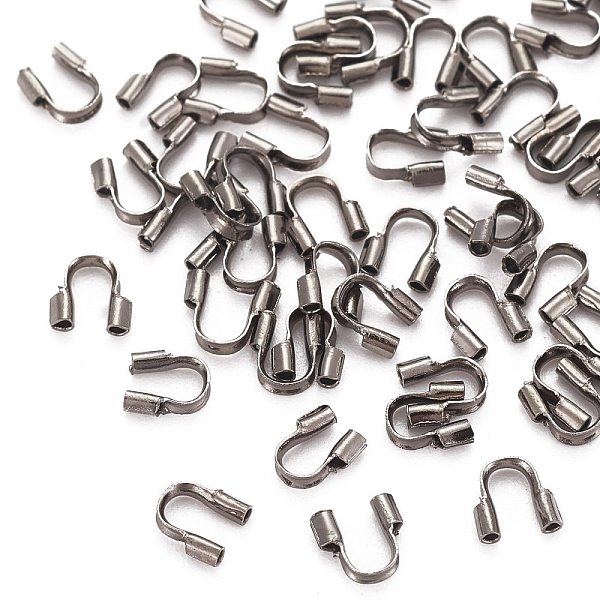 PandaHall Brass Wire Guardian and Protectors, Gunmetal, Size: about 4mm wide, 5mm long, 1mm thick, hole: 0.5mm Brass
PandaHall Brass Wire Guardian and Protectors, Gunmetal, Size: about 4mm wide, 5mm long, 1mm thick, hole: 0.5mm Brass