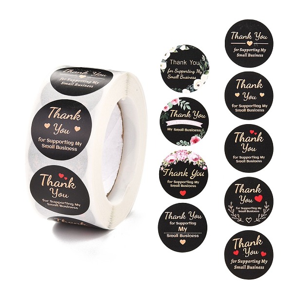 PandaHall 1 Inch Thank You Theme, 1 Inch Self-Adhesive Stickers, Roll Sticker, Flat Round, for Party Decorative Presents, Black, 2.5cm...
PandaHall 1 Inch Thank You Theme, 1 Inch Self-Adhesive Stickers, Roll Sticker, Flat Round, for Party Decorative Presents, Black, 2.5cm...