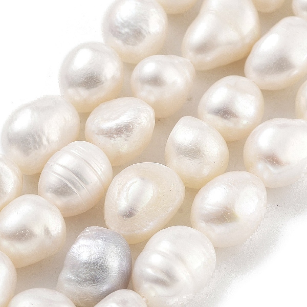 PandaHall Natural Cultured Freshwater Pearl Beads Strands, Two Sides Polished, Grade 3A, Floral White, 8~9mm, Hole: 0.5mm, about...
PandaHall Natural Cultured Freshwater Pearl Beads Strands, Two Sides Polished, Grade 3A, Floral White, 8~9mm, Hole: 0.5mm, about...