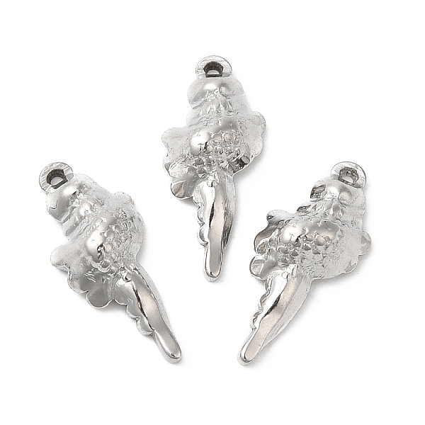 PandaHall 304 Stainless Steel Pendants, Conch Charm, Stainless Steel Color, 17x7.5x3.5mm, Hole: 0.9mm 304 Stainless Steel Others
PandaHall 304 Stainless Steel Pendants, Conch Charm, Stainless Steel Color, 17x7.5x3.5mm, Hole: 0.9mm 304 Stainless Steel Others