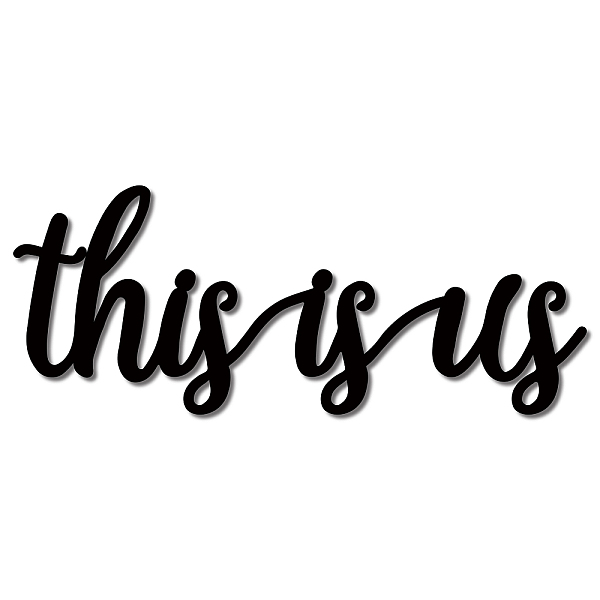 PandaHall CREATCABIN This Is Us Sign Wood Wall Decor Art Cutout Letter Word Laser Cut Unfinished Decorative Accessories Modern for Living..., Black
PandaHall CREATCABIN This Is Us Sign Wood Wall Decor Art Cutout Letter Word Laser Cut Unfinished Decorative Accessories Modern for Living..., Black