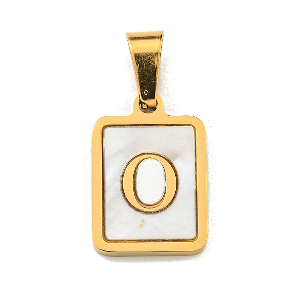PandaHall Vacuum Plating 304 Stainless Steel Pave Natural White Shell Pendants, Rectangle with Letter Charms, Golden, Letter O...
PandaHall Vacuum Plating 304 Stainless Steel Pave Natural White Shell Pendants, Rectangle with Letter Charms, Golden, Letter O...