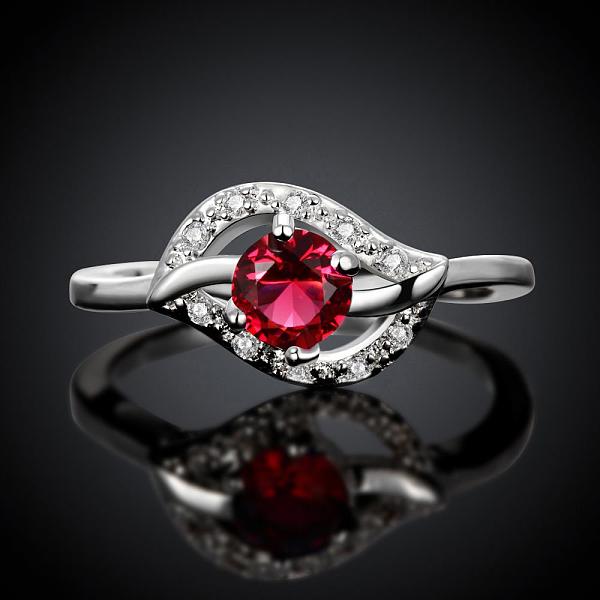 PandaHall Trendy Leaf Silver Plated Brass Cubic Zirconia Rings For Party, Red, US Size 7(17.3mm) Brass+Cubic Zirconia Red
PandaHall Trendy Leaf Silver Plated Brass Cubic Zirconia Rings For Party, Red, US Size 7(17.3mm) Brass+Cubic Zirconia Red