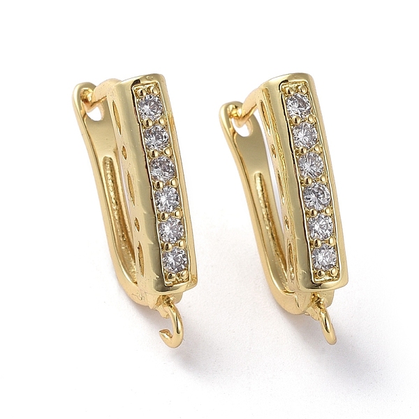 PandaHall Brass Micro Pave Cubic Zirconia Hoop Earring Findings with Latch Back Closure, with Horizontal Loop, Rectangle, Clear, Golden...
PandaHall Brass Micro Pave Cubic Zirconia Hoop Earring Findings with Latch Back Closure, with Horizontal Loop, Rectangle, Clear, Golden...