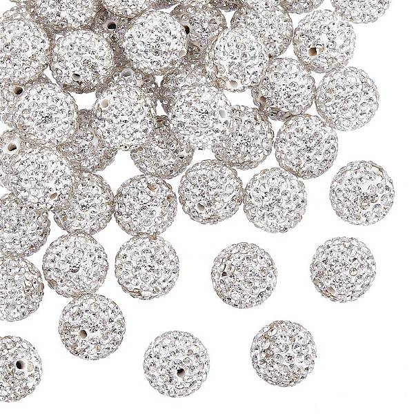 PandaHall Pave Disco Ball Beads, Polymer Clay Rhinestone Beads, Grade A, Crystal, PP15(2.1~2.2mm), 14mm, Hole: 2mm Polymer Clay+Glass..., Clear
PandaHall Pave Disco Ball Beads, Polymer Clay Rhinestone Beads, Grade A, Crystal, PP15(2.1~2.2mm), 14mm, Hole: 2mm Polymer Clay+Glass..., Clear
