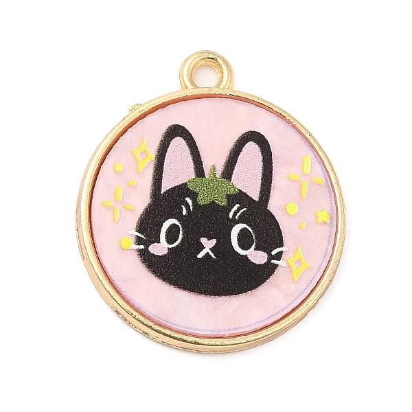 PandaHall Alloy Pendants, with Acrylic, Cadmium Free & Nickel Free & Lead Free, Flat Round, Rabbit, 23x20x2mm, Hole: 1.8mm Alloy+Acrylic...
PandaHall Alloy Pendants, with Acrylic, Cadmium Free & Nickel Free & Lead Free, Flat Round, Rabbit, 23x20x2mm, Hole: 1.8mm Alloy+Acrylic...