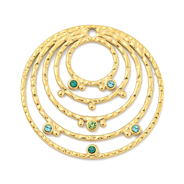 PandaHall Real 18K Gold Plated Vacuum Plating 304 Stainless Steel Pendants, with Colorful Rhinestone, Flat Round Charms, Emerald, 34.5x1.7mm..., Green
PandaHall Real 18K Gold Plated Vacuum Plating 304 Stainless Steel Pendants, with Colorful Rhinestone, Flat Round Charms, Emerald, 34.5x1.7mm..., Green