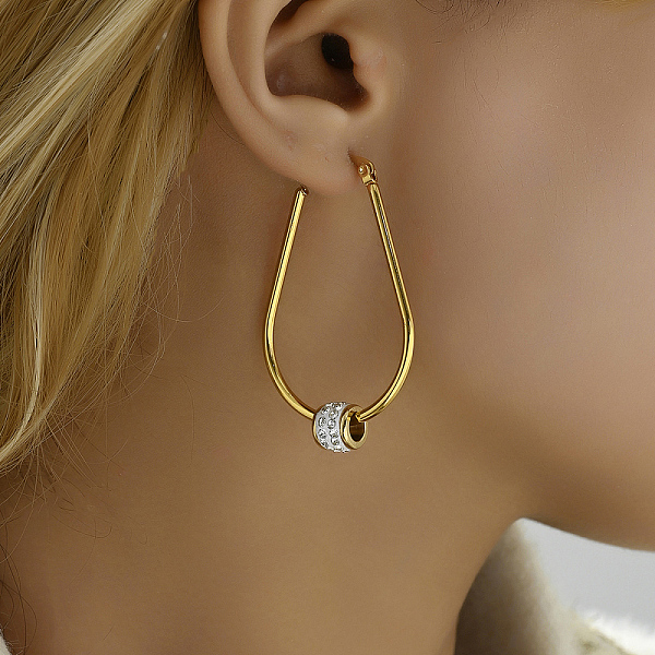 PandaHall Elegant Geometric Stainless Steel Earrings Set for Women, Gold Plated, Hoop Earrings Stainless Steel
PandaHall Elegant Geometric Stainless Steel Earrings Set for Women, Gold Plated, Hoop Earrings Stainless Steel