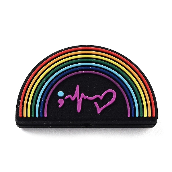PandaHall Silicone Beads, Mixed Shape, Rainbow, 17x30x7mm, Hole: 2mm Silicone Rainbow
PandaHall Silicone Beads, Mixed Shape, Rainbow, 17x30x7mm, Hole: 2mm Silicone Rainbow