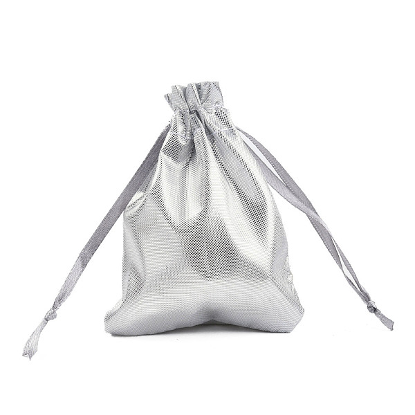 PandaHall Rectangle Cloth Bags, with Drawstring, Silver, 9x6.5cm Polyester Silver
PandaHall Rectangle Cloth Bags, with Drawstring, Silver, 9x6.5cm Polyester Silver