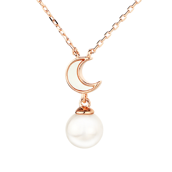 PandaHall Pearl Shell Moon Round Pendant Necklace, Rose Gold S925 Silver Necklace for Women Sterling Silver Moon
PandaHall Pearl Shell Moon Round Pendant Necklace, Rose Gold S925 Silver Necklace for Women Sterling Silver Moon