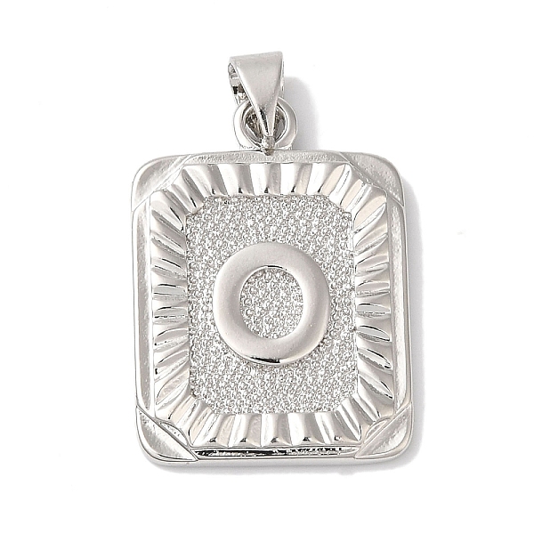 PandaHall Rack Plating Brass Pendants, Long-Lasting Plated, Lead Free & Cadmium Free, Square with Letter Charms, Letter O, 24x17x2.5mm, Hole...
PandaHall Rack Plating Brass Pendants, Long-Lasting Plated, Lead Free & Cadmium Free, Square with Letter Charms, Letter O, 24x17x2.5mm, Hole...