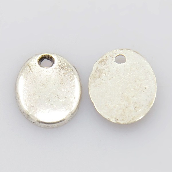 PandaHall Tibetan Style Alloy Beads, Oval, Platinum, Lead Free and Cadmium Free, 10x8x1.5mm, Hole: 1mm Alloy Oval
PandaHall Tibetan Style Alloy Beads, Oval, Platinum, Lead Free and Cadmium Free, 10x8x1.5mm, Hole: 1mm Alloy Oval