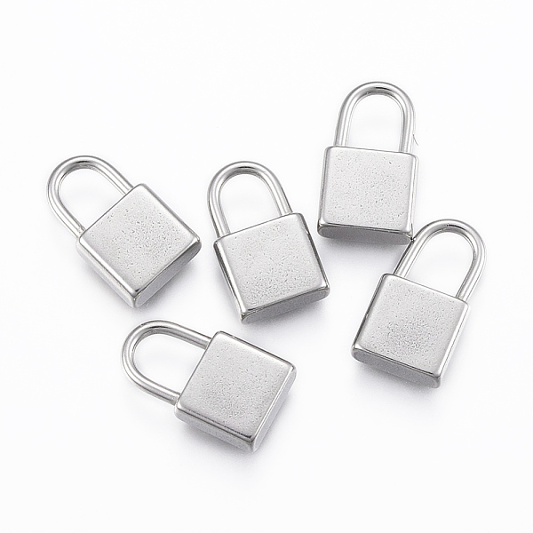 PandaHall 304 Stainless Steel Pendants, Padlock, Stainless Steel Color, 17.5x10x4mm, Hole: 7x5mm 304 Stainless Steel Lock
PandaHall 304 Stainless Steel Pendants, Padlock, Stainless Steel Color, 17.5x10x4mm, Hole: 7x5mm 304 Stainless Steel Lock