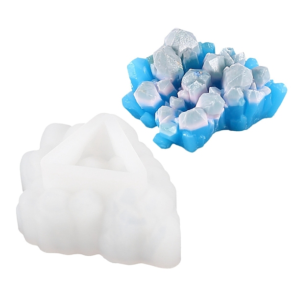 PandaHall DIY Crystal Cluster Silicone Molds, Resin Casting Molds, For UV Resin, Epoxy Resin Jewelry Making, White, 30x68x54mm, Inner...
PandaHall DIY Crystal Cluster Silicone Molds, Resin Casting Molds, For UV Resin, Epoxy Resin Jewelry Making, White, 30x68x54mm, Inner...