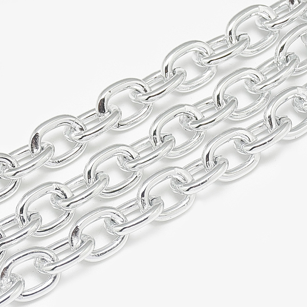 PandaHall Aluminum Cable Chains, Unwelded, Oval, Gainsboro, 13x10x2.3mm Aluminum Gray
PandaHall Aluminum Cable Chains, Unwelded, Oval, Gainsboro, 13x10x2.3mm Aluminum Gray