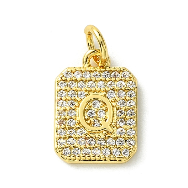 PandaHall Rack Plating Brass Micro Pave Clear Cubic Zirconia Charms, Long-Lasting Plated, Lead Free & Cadmium Free, Rectangle with Letter...
PandaHall Rack Plating Brass Micro Pave Clear Cubic Zirconia Charms, Long-Lasting Plated, Lead Free & Cadmium Free, Rectangle with Letter...