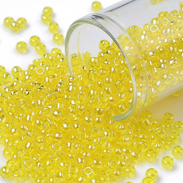 PandaHall TOHO Round Seed Beads, Japanese Seed Beads, (102) Citrine Yellow Transparent Luster, 8/0, 3mm, Hole: 1mm, about 222pcs/10g Glass...
PandaHall TOHO Round Seed Beads, Japanese Seed Beads, (102) Citrine Yellow Transparent Luster, 8/0, 3mm, Hole: 1mm, about 222pcs/10g Glass...