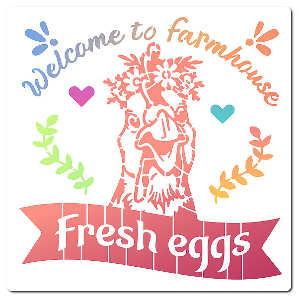 PandaHall GORGECRAFT 11.8 Inch Hen Stencil Reusable Painting Plastic Drawing Templates DIY Decorative Words Heart Leaf Pattern Template...
PandaHall GORGECRAFT 11.8 Inch Hen Stencil Reusable Painting Plastic Drawing Templates DIY Decorative Words Heart Leaf Pattern Template...