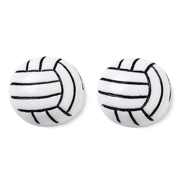 PandaHall Opaque Resin Decoden Cabochons, Sport Ball, White, Volleyball, 24~25x7~8mm Resin Volleyball White
PandaHall Opaque Resin Decoden Cabochons, Sport Ball, White, Volleyball, 24~25x7~8mm Resin Volleyball White