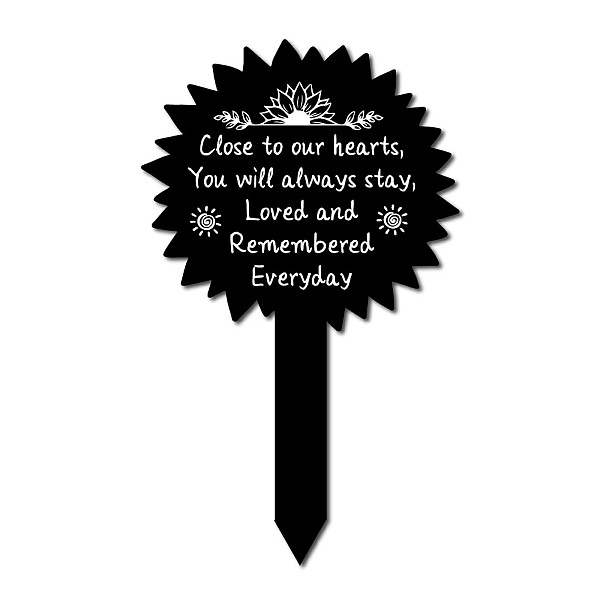 PandaHall CREATCABIN Sun Shape Memorial Stakes Grave Printing Remembrance Plaque Acrylic Waterproof Memorial Garden Stake for Outdoors Yard...
PandaHall CREATCABIN Sun Shape Memorial Stakes Grave Printing Remembrance Plaque Acrylic Waterproof Memorial Garden Stake for Outdoors Yard...