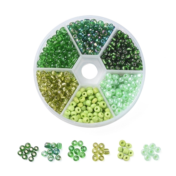 PandaHall 6/0 Glass Seed Beads, Silver Lined & Trans. Colors Rainbow & Transparent & Opaque Colours & Ceylon, Round, Green, 6/0, 4mm, Hole...
PandaHall 6/0 Glass Seed Beads, Silver Lined & Trans. Colors Rainbow & Transparent & Opaque Colours & Ceylon, Round, Green, 6/0, 4mm, Hole...