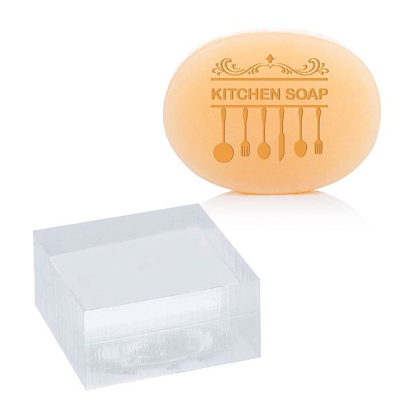 PandaHall Clear Acrylic Soap Stamps, DIY Soap Molds Supplies, Square, Tableware Pattern, 28x28x16mm, Pattern: 25x25mm Acrylic Tableware...
PandaHall Clear Acrylic Soap Stamps, DIY Soap Molds Supplies, Square, Tableware Pattern, 28x28x16mm, Pattern: 25x25mm Acrylic Tableware...