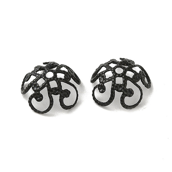 PandaHall 304 Stainless Steel Bead Caps, Flower, Black, 10.5x9.5x4.5mm, Hole: 1.2mm 304 Stainless Steel
PandaHall 304 Stainless Steel Bead Caps, Flower, Black, 10.5x9.5x4.5mm, Hole: 1.2mm 304 Stainless Steel