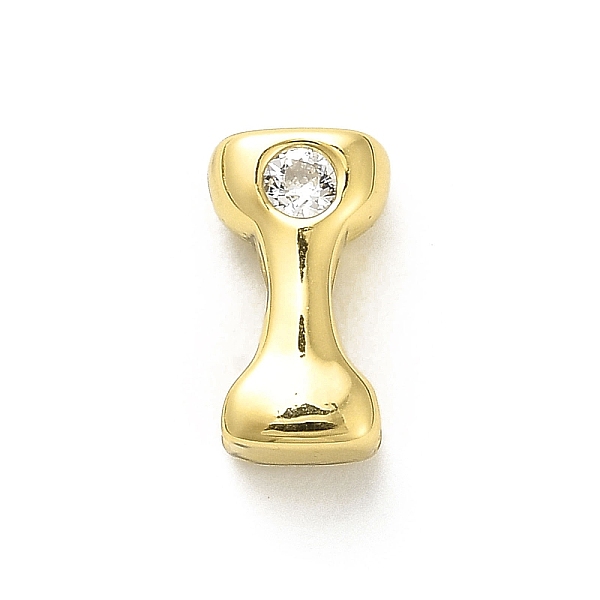 PandaHall Rack Plating Brass Cubic Zirconia Beads, Long-Lasting Plated, Lead Free & Cadmium Free, Alphabet, Letter I, 12x7x5mm, Hole: 2.7mm..., Clear
PandaHall Rack Plating Brass Cubic Zirconia Beads, Long-Lasting Plated, Lead Free & Cadmium Free, Alphabet, Letter I, 12x7x5mm, Hole: 2.7mm..., Clear