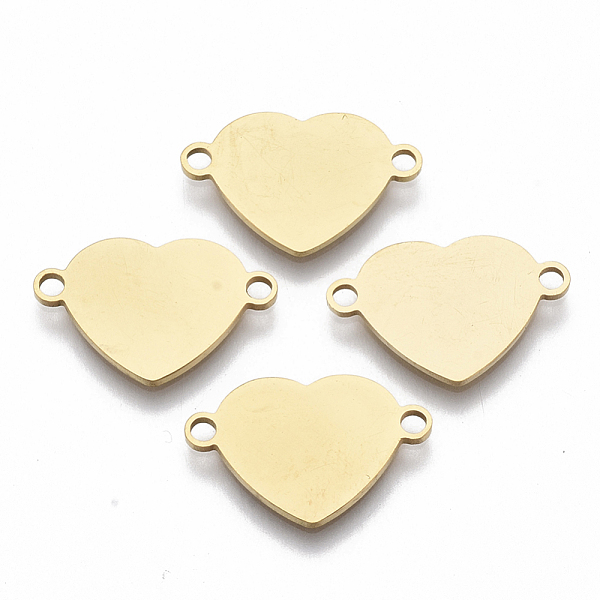 PandaHall 201 Stainless Steel Links connectors, Laser Cut, Heart, Stamping Blank Tag, Golden, 12x18.5x1mm, Hole: 1.8mm 201 Stainless Steel...
PandaHall 201 Stainless Steel Links connectors, Laser Cut, Heart, Stamping Blank Tag, Golden, 12x18.5x1mm, Hole: 1.8mm 201 Stainless Steel...