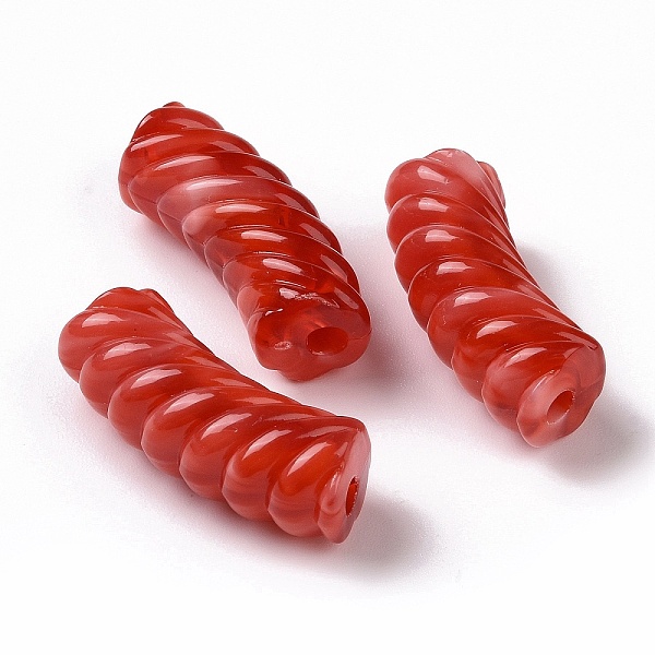 PandaHall Two Tone Opaque Acrylic Beads, Curved Tube, FireBrick, 35x14x11.5mm, Hole: 3.2mm, about 152pcs/500g Acrylic Tube Red
PandaHall Two Tone Opaque Acrylic Beads, Curved Tube, FireBrick, 35x14x11.5mm, Hole: 3.2mm, about 152pcs/500g Acrylic Tube Red