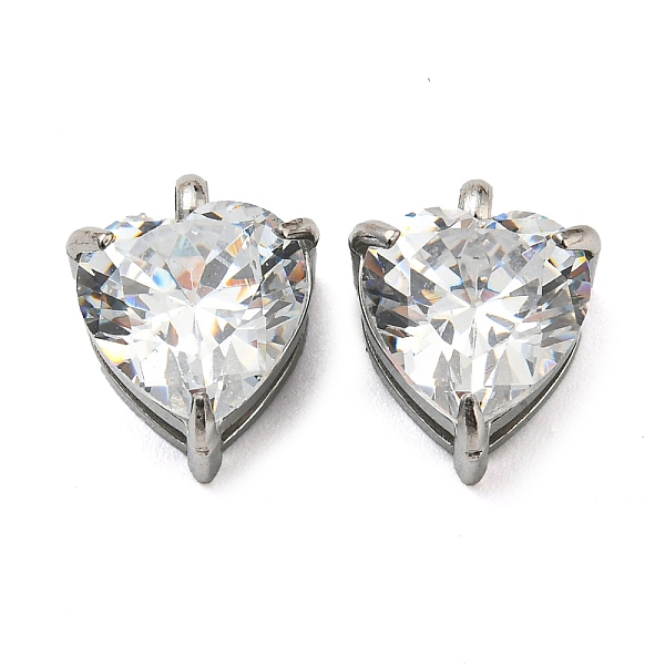 PandaHall 304 Stainless Steel Charms Micro Pave Cubic Zirconia, Heart, Stainless Steel Color, 11x8.5x5.5mm, Hole: 2mm Stainless Steel+Cubic..., Clear
PandaHall 304 Stainless Steel Charms Micro Pave Cubic Zirconia, Heart, Stainless Steel Color, 11x8.5x5.5mm, Hole: 2mm Stainless Steel+Cubic..., Clear