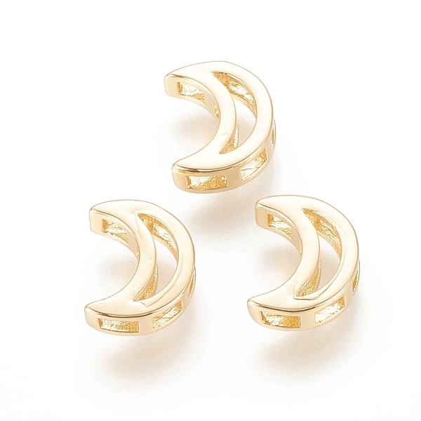 PandaHall Brass Slide Charms, Long-Lasting Plated, Moon, Real 18K Gold Plated, 11x8.5x3.5mm, Hole: 2x3~4mm Brass Moon
PandaHall Brass Slide Charms, Long-Lasting Plated, Moon, Real 18K Gold Plated, 11x8.5x3.5mm, Hole: 2x3~4mm Brass Moon