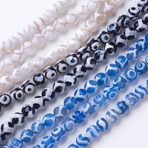 PandaHall Natural Grade A Agate Beads Strands, Dyed & Heated, Round, Faceted, Mixed Color, 10mm, Hole: 1.2mm, about 37pcs/strand, 14.9 inch..., Multicolor
PandaHall Natural Grade A Agate Beads Strands, Dyed & Heated, Round, Faceted, Mixed Color, 10mm, Hole: 1.2mm, about 37pcs/strand, 14.9 inch..., Multicolor