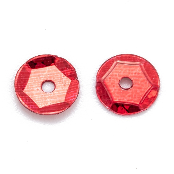PandaHall PVC Paillette Beads, Semi-cupped Sequins Beads, Center Hole, FireBrick, 6x0.4mm, Hole: 1.2mm, about 450pcs/pound PVC Disc Red
PandaHall PVC Paillette Beads, Semi-cupped Sequins Beads, Center Hole, FireBrick, 6x0.4mm, Hole: 1.2mm, about 450pcs/pound PVC Disc Red