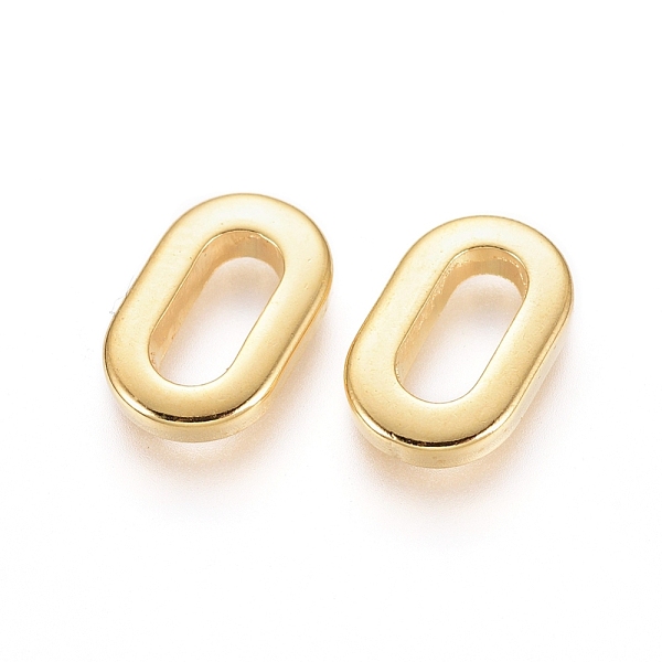 PandaHall 201 Stainless Steel Linking Rings, Oval, Golden, 9x5.5x1.5mm, Inner Diameter: 2x5.5mm 201 Stainless Steel Oval
PandaHall 201 Stainless Steel Linking Rings, Oval, Golden, 9x5.5x1.5mm, Inner Diameter: 2x5.5mm 201 Stainless Steel Oval