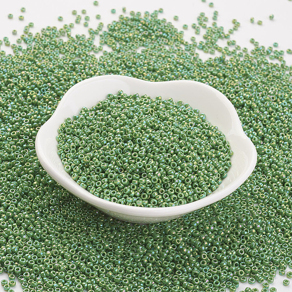 PandaHall TOHO Japanese Seed Beads, Round, (407) Opaque AB Mint Green, 11/0, 2x1.5mm, Hole: 0.5mm, about 42000pcs/pound Glass Green
PandaHall TOHO Japanese Seed Beads, Round, (407) Opaque AB Mint Green, 11/0, 2x1.5mm, Hole: 0.5mm, about 42000pcs/pound Glass Green