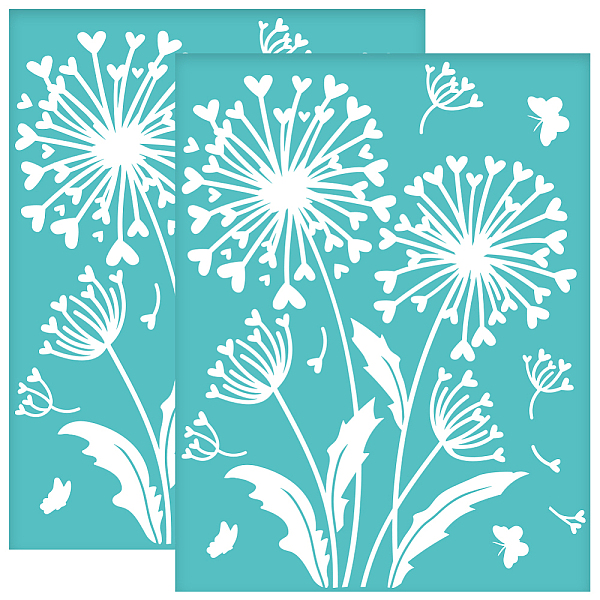 PandaHall OLYCRAFT 2Pcs 8.6x11 Inch Dandelion Self-Adhesive Silk Screen Printing Stencil Heart Silk Screen Stencil Plant Theme Mesh Stencils...
PandaHall OLYCRAFT 2Pcs 8.6x11 Inch Dandelion Self-Adhesive Silk Screen Printing Stencil Heart Silk Screen Stencil Plant Theme Mesh Stencils...