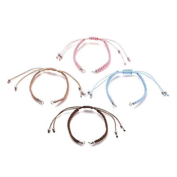 PandaHall Adjustable Braided Polyester Thread Bracelet Making, with Brass Beads and 304 Stainless Steel Jump Rings, Mixed Color..., Multicolor
PandaHall Adjustable Braided Polyester Thread Bracelet Making, with Brass Beads and 304 Stainless Steel Jump Rings, Mixed Color..., Multicolor