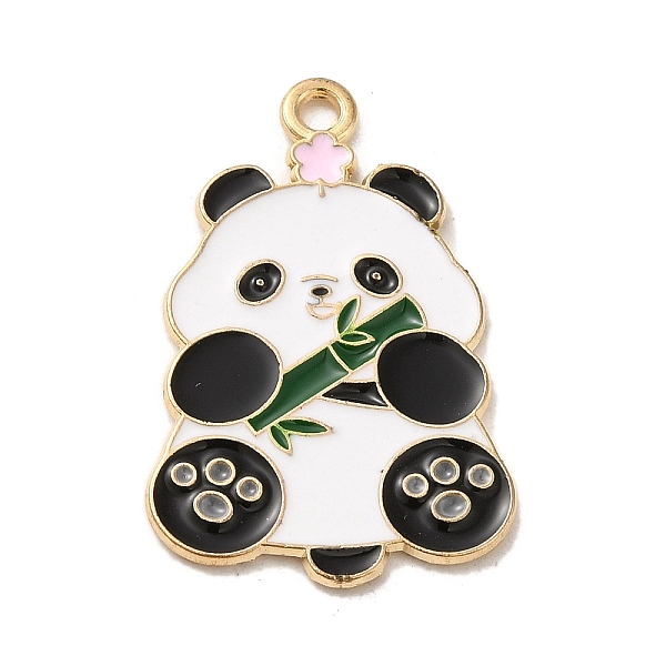 PandaHall Alloy Enamel Pendants, Light Gold, Panda Charm, White, 30x20x1mm, Hole: 2mm Alloy+Enamel Panda White
PandaHall Alloy Enamel Pendants, Light Gold, Panda Charm, White, 30x20x1mm, Hole: 2mm Alloy+Enamel Panda White