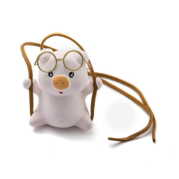 PandaHall Cute Gesso Swinging Pig Pendant Decorations, for Car Interiors Hanging Ornaments, Lavender Blush, 275mm Gesso Pig
PandaHall Cute Gesso Swinging Pig Pendant Decorations, for Car Interiors Hanging Ornaments, Lavender Blush, 275mm Gesso Pig