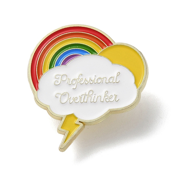 PandaHall Word Professional Overthinker Enamel Pins, Light Gold Zinc Alloy Brooch for Women, Cloud, 31x28.5x1.5mm Alloy+Enamel Cloud
PandaHall Word Professional Overthinker Enamel Pins, Light Gold Zinc Alloy Brooch for Women, Cloud, 31x28.5x1.5mm Alloy+Enamel Cloud