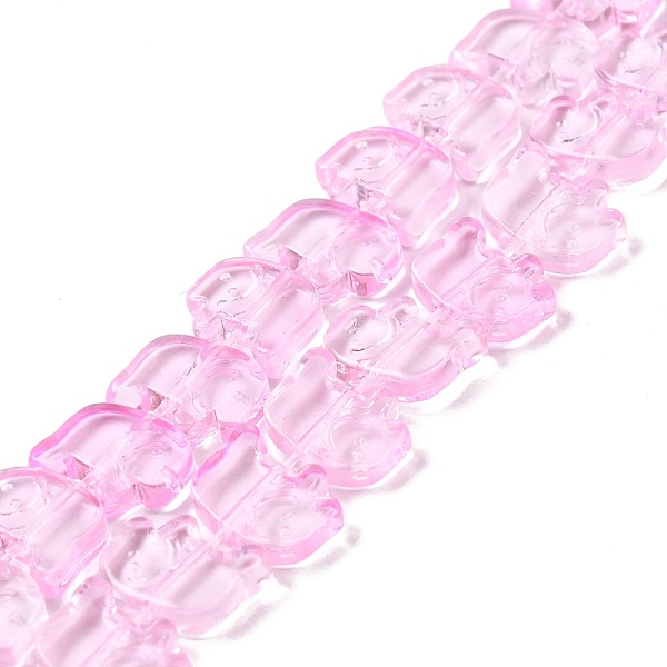 PandaHall Transparent Glass Beads Strands, Elephant, Pearl Pink, 10x12x3mm, Hole: 1mm, about 45~48pcs/strand, 17.32 inch(44cm) Glass...
PandaHall Transparent Glass Beads Strands, Elephant, Pearl Pink, 10x12x3mm, Hole: 1mm, about 45~48pcs/strand, 17.32 inch(44cm) Glass...
