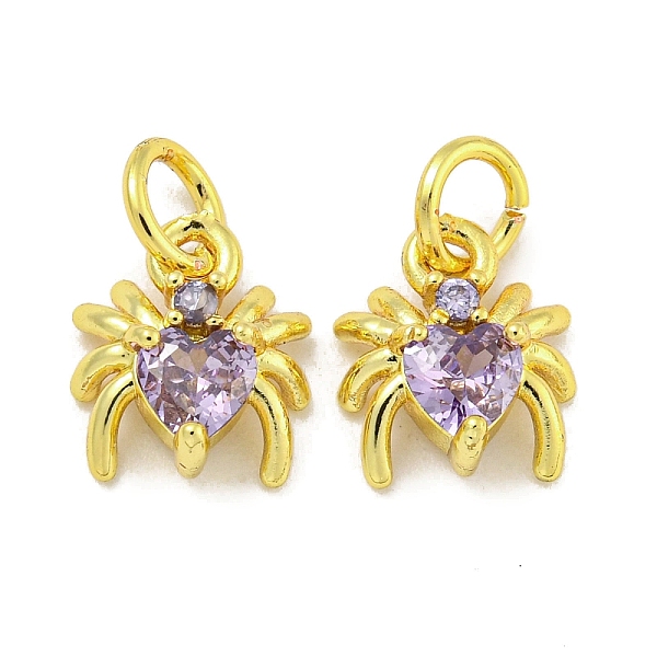 PandaHall Rack Plating Brass Micro Pave Cubic Zirconia Spider Charms, Long-Lasting Plated, Cadmium Free & Lead Free, Real 18K Gold Plated..., Purple
PandaHall Rack Plating Brass Micro Pave Cubic Zirconia Spider Charms, Long-Lasting Plated, Cadmium Free & Lead Free, Real 18K Gold Plated..., Purple