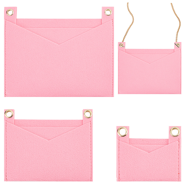 PandaHall WADORN 3Pcs 3 Style Felt Bags Organizer Insert, Mini Envelope Handbag Shaper Premium Felt, with Iron Grommets, Pink...
PandaHall WADORN 3Pcs 3 Style Felt Bags Organizer Insert, Mini Envelope Handbag Shaper Premium Felt, with Iron Grommets, Pink...