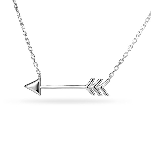 PandaHall TINYSAND Chic 925 Sterling Silver Arrows Pendant Necklaces, Silver, 17 inch Sterling Silver
PandaHall TINYSAND Chic 925 Sterling Silver Arrows Pendant Necklaces, Silver, 17 inch Sterling Silver